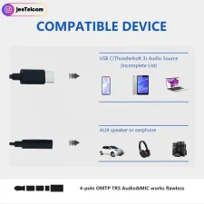 مبدل تایپ سی به جک 3.5mm مدل پک سامسونگ (های کپی ویتنامی)