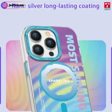قاب فانتزی دخترانه مناسب برای Iphone 14 Pro Max مدل ماربل طرحدار