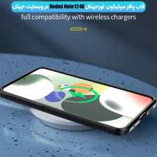 قاب سیلیکون پافری مناسب برای گوشی Xiaomi Redmi Note 12 4G (100% اورجینال)