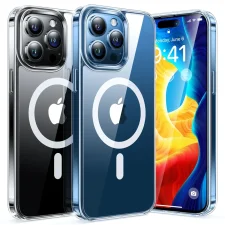 قاب اورجینال مگ سیف برای گوشی IPHONE 15 Pro Max تمام شفاف از برند Berlia
