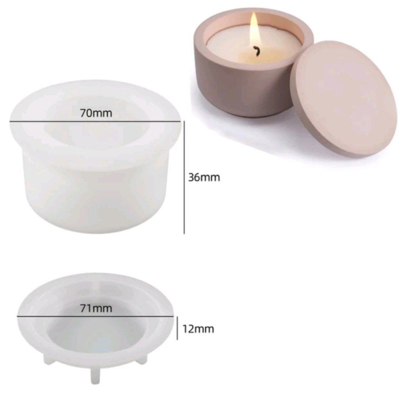 قالب شات شمع درب دار  وارداتی 