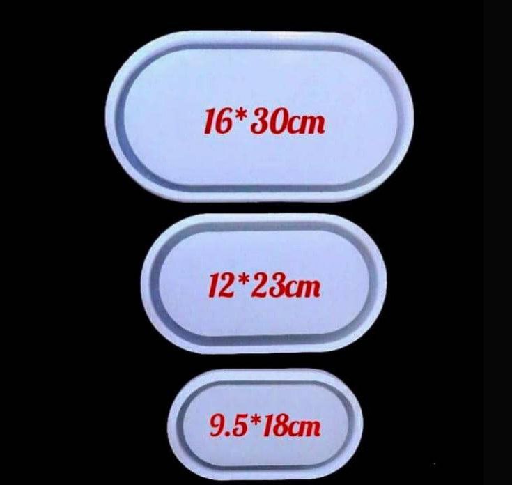 قالب سیلیکونی سینی لبه دار سایز 18 