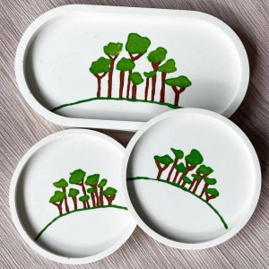 قالب سیلیکونی سینی بیضی