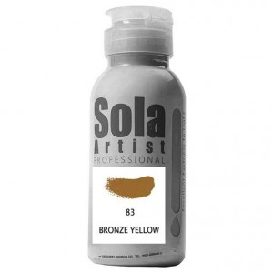 رنگ اکریلیک کرم برنز سولا کد BRONZE YELLOW 83