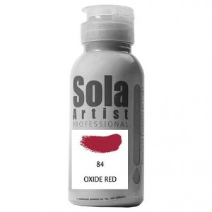 رنگ اکریلیک قرمز مریخی سولا کد OXIDE RED 84