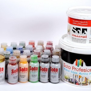 رنگ اکریلیک سفید سولا کد TITANIUM WHITE 11