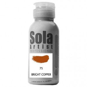 رنگ اکریلیک مسی سولا کد BRIGHT COPPER 75