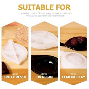 قالب سیلیکونی سینی برگ مینیمال