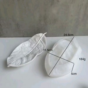 قالب سیلیکونی سینی طرح برگ وارداتی