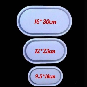 قالب سیلیکونی سینی لبه دار سایز 18 