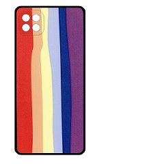 کاور طرح رنگین کمان مناسب برای گوشی موبایل سامسونگ Galaxy A22 5G