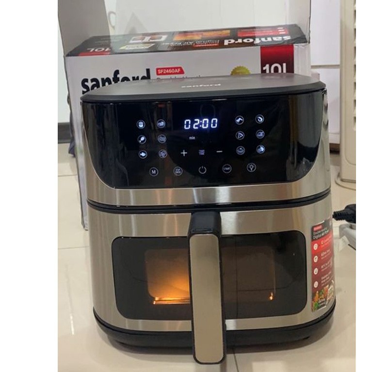 هواپز 10 لیتری دو المنت داخل استیل سانفورد مدل 2460