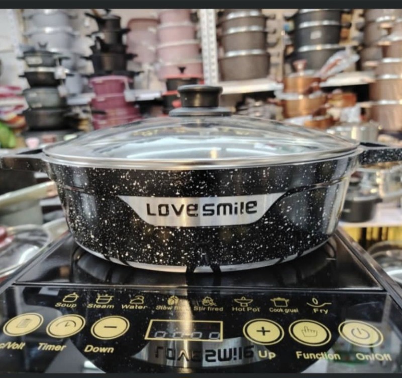 ماهیتابه LOVE SMlLE گرانیت سایز 28