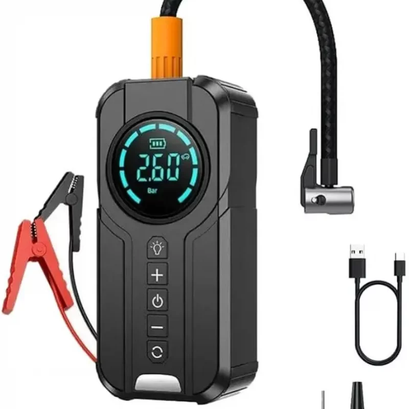 پمپ باد و جامپ استارتر Himk مدل MK326