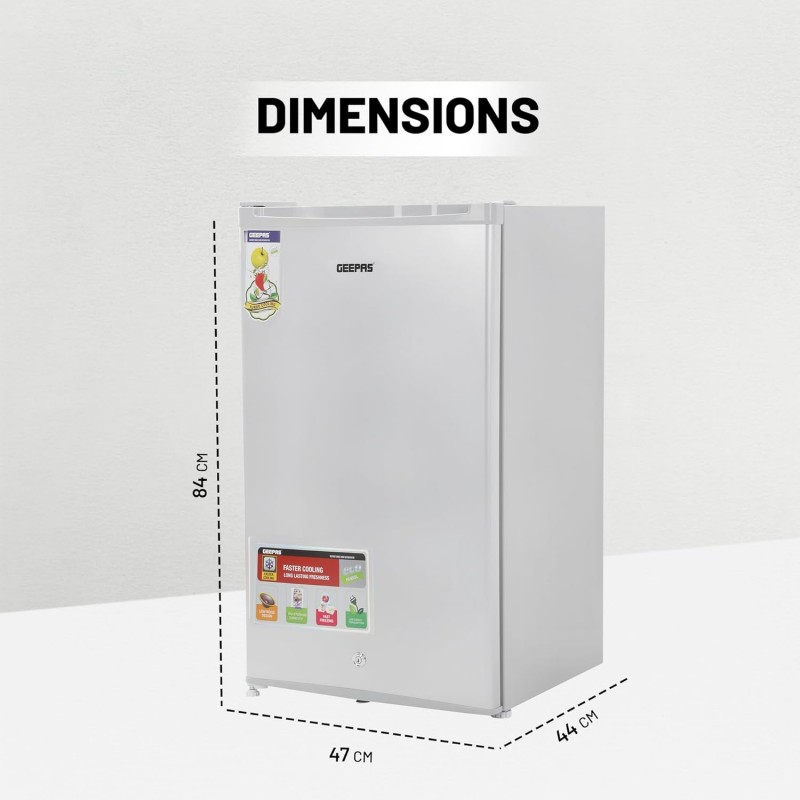 یخچال هتلی جیپاس مدل GRF119SPE