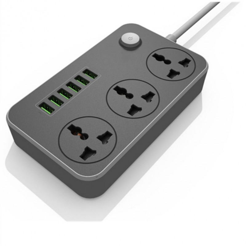 سه راهی برق خانگی 6USB AUTO MAX 3.4A