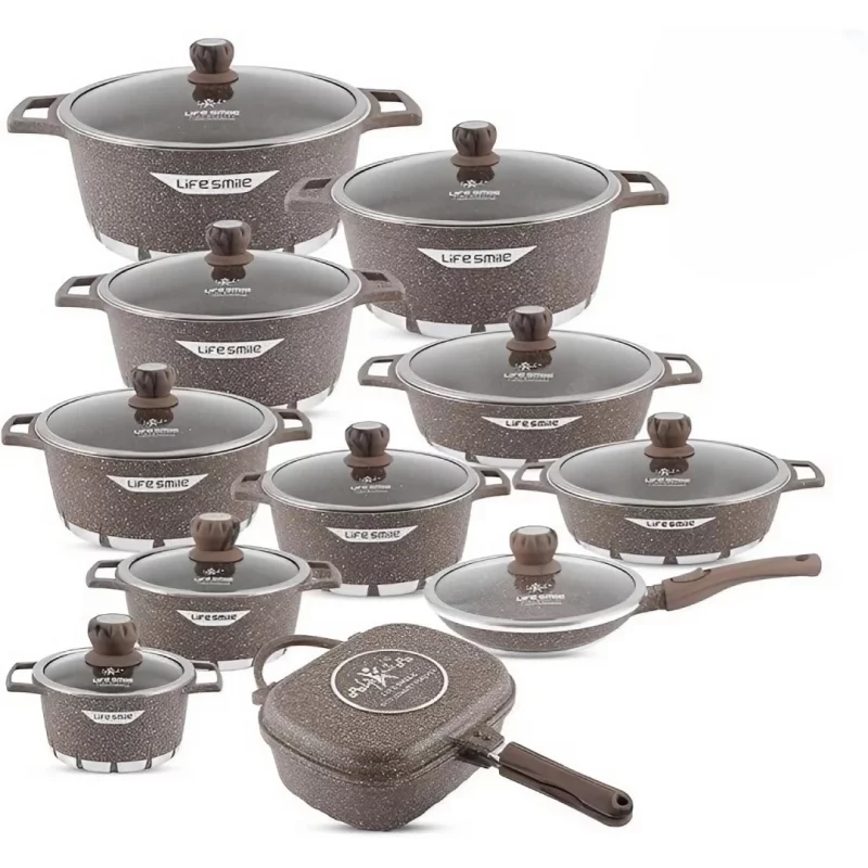 سرویس قابلمه 22 پارچه لایف اسمایل مدل FLHM