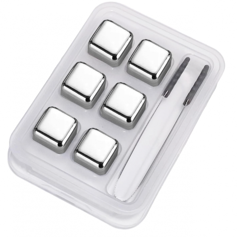 یخ استیل 6 عددی فلزی خنک کننده نوشیدنی