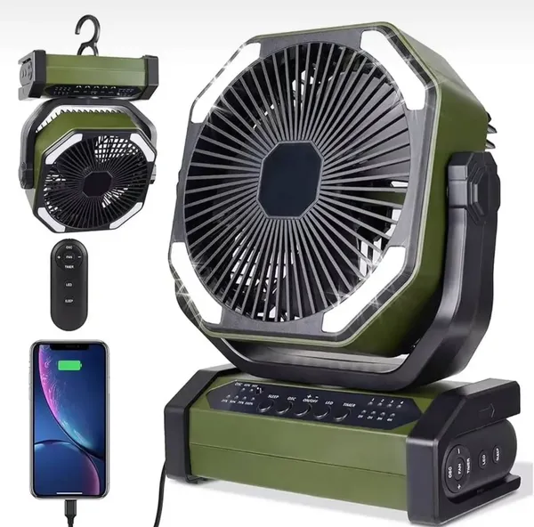 پنکه شارژی چندکاره جیپاس مدل 21220