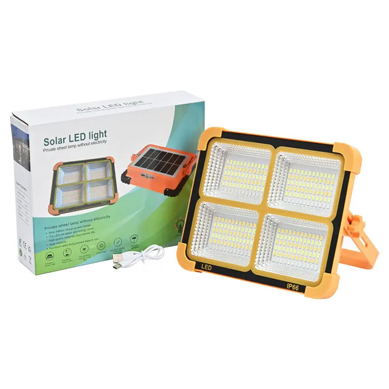 پروژکتور خورشیدی و شارژی Solar LED مدل Light Protection Rating IP66