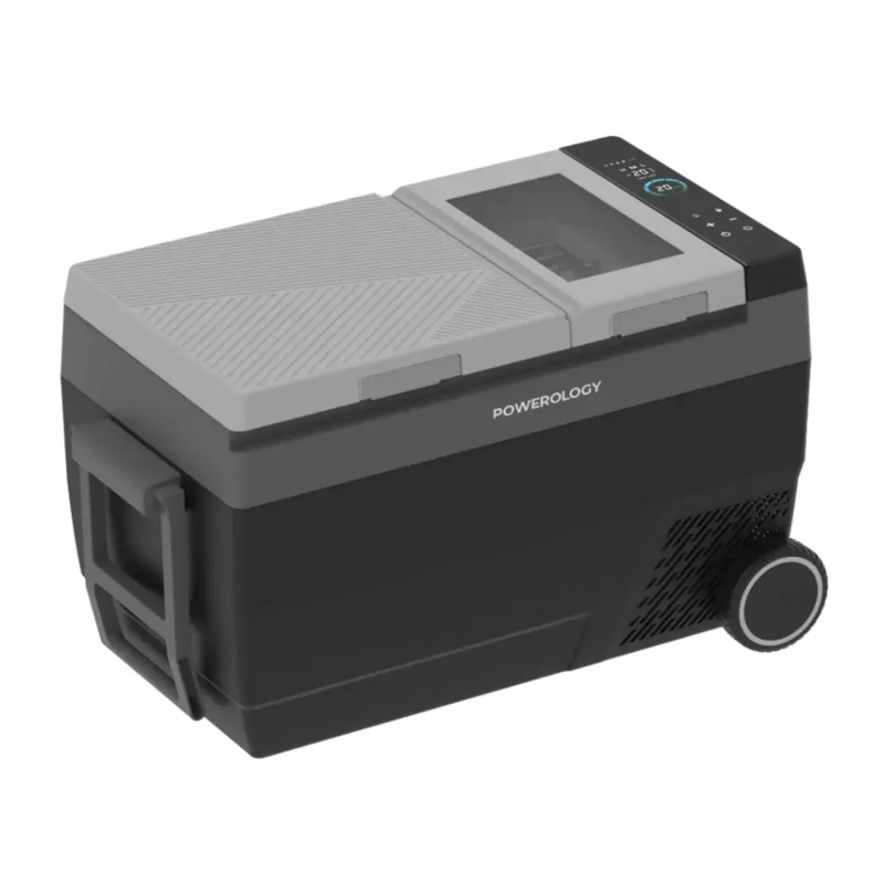 یخچال و یخ ساز قابل حمل 32 لیتری پاورولوژی P90CAR