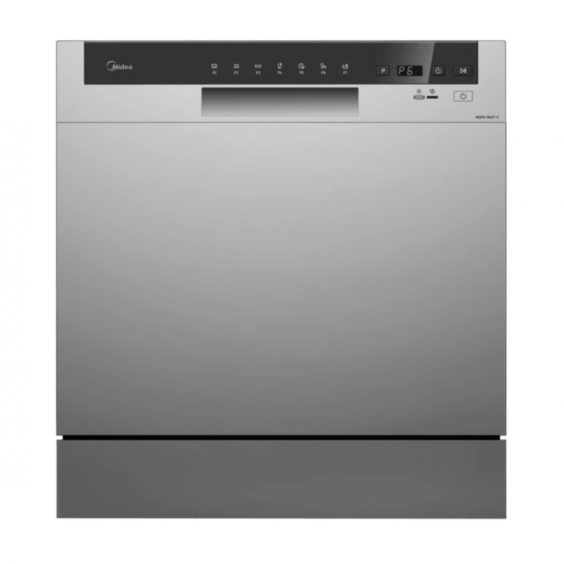 ماشین ظرفشویی 8 نفره رومیزی میدیا مدل wqp8-3802f-s