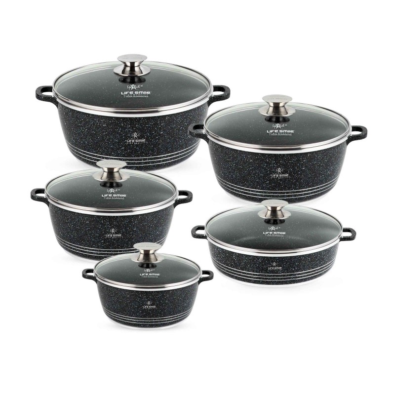 سرویس قابلمه10 پارچه لایف اسمایل مدلFLCM10