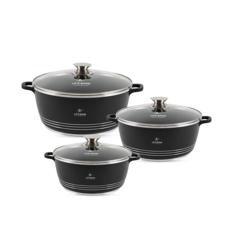 سروس قابلمه 6 پارچ  لایف اسمایل مدل  LUP-6BB