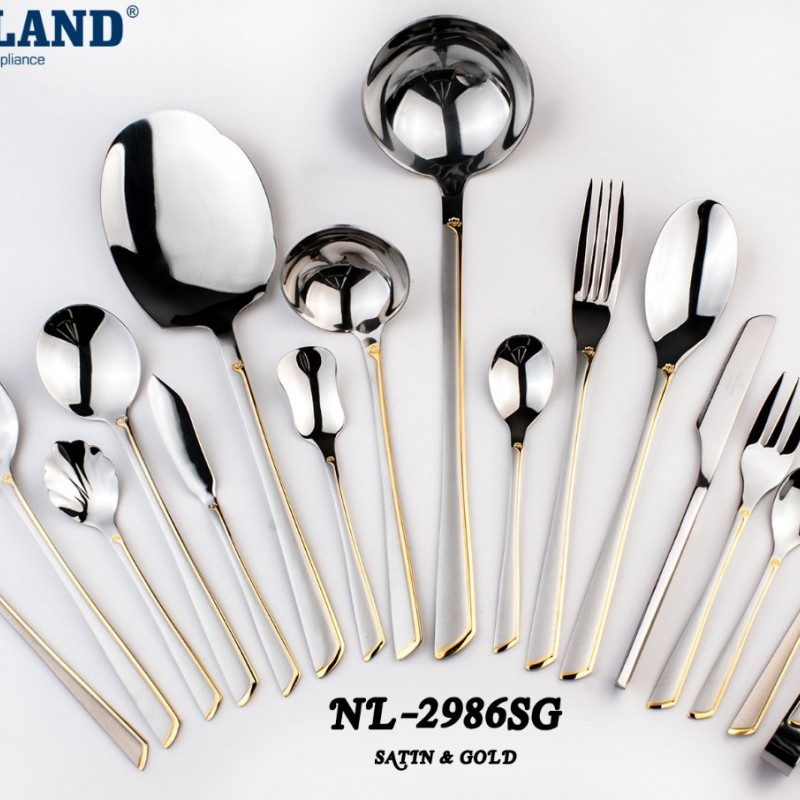 سرویس قاشق و چنگال نیولند 135 پارچه مدل 2986SG