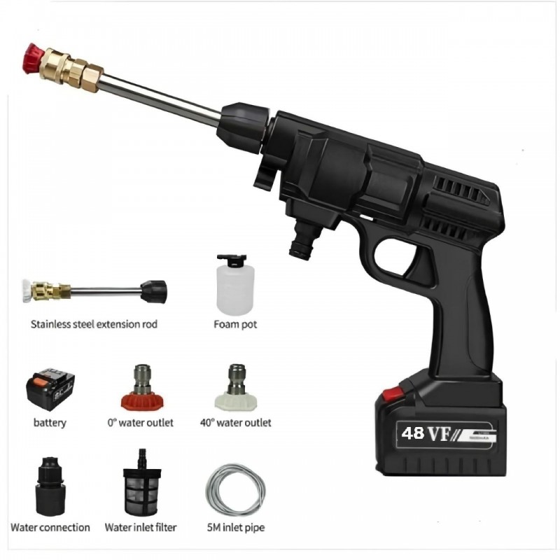 کارواش شارژی دو باطری مدل 48VF