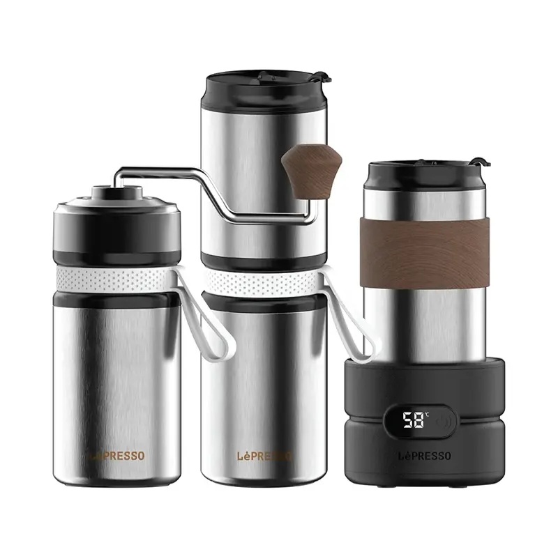 ست قهوه چهار کاره لپرسو Lepresso Grindo Quattro 4-in-1 Outdoor Coffee Set