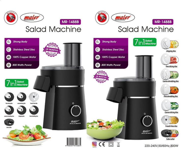 سالادساز 7 تیغه مایر مدل MR-1488B