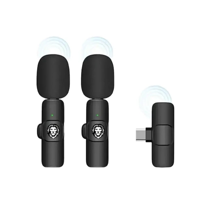 میکروفن وایرلس 3 در 1 گرین لاین مدل Green 3 in 1 Wireless Microphone