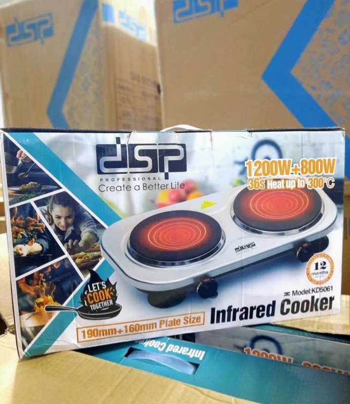 اجاق برقی دوشعله دی اس پی مدل DSP KD5051