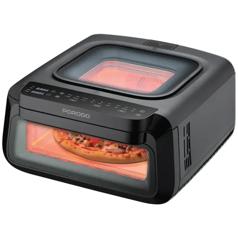 هواپز و پیتزاپز و فر سه کاره پرودو 13 لیتری مدل Porodo Crisp Cook 3in1