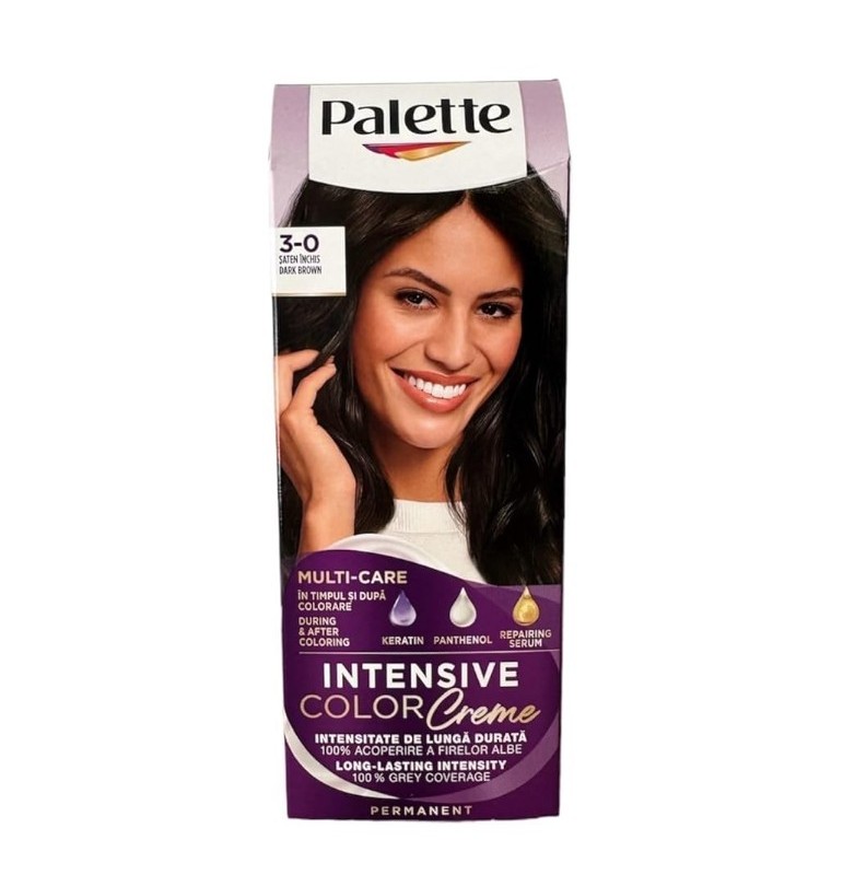 رنگ مو پالت Intensive شماره 3 قهوه ای تیره 50 میلی Palette Dark Brown اصل