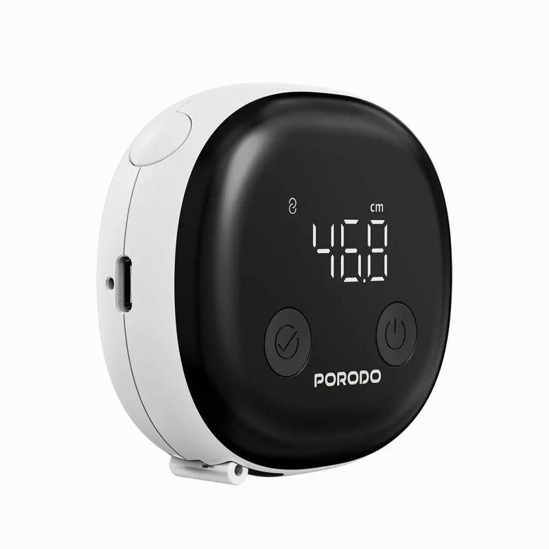 متر هوشمند بدن پرودو مدل Porodo METRICE Smart Body Measure Tape With Bluetooth PDER30