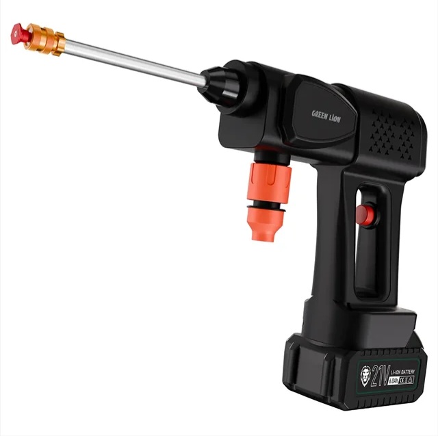 کارواش شارژی 21 ولت گرین لاین مدل Green Lion 21V Cordless Pressure Wash Gun