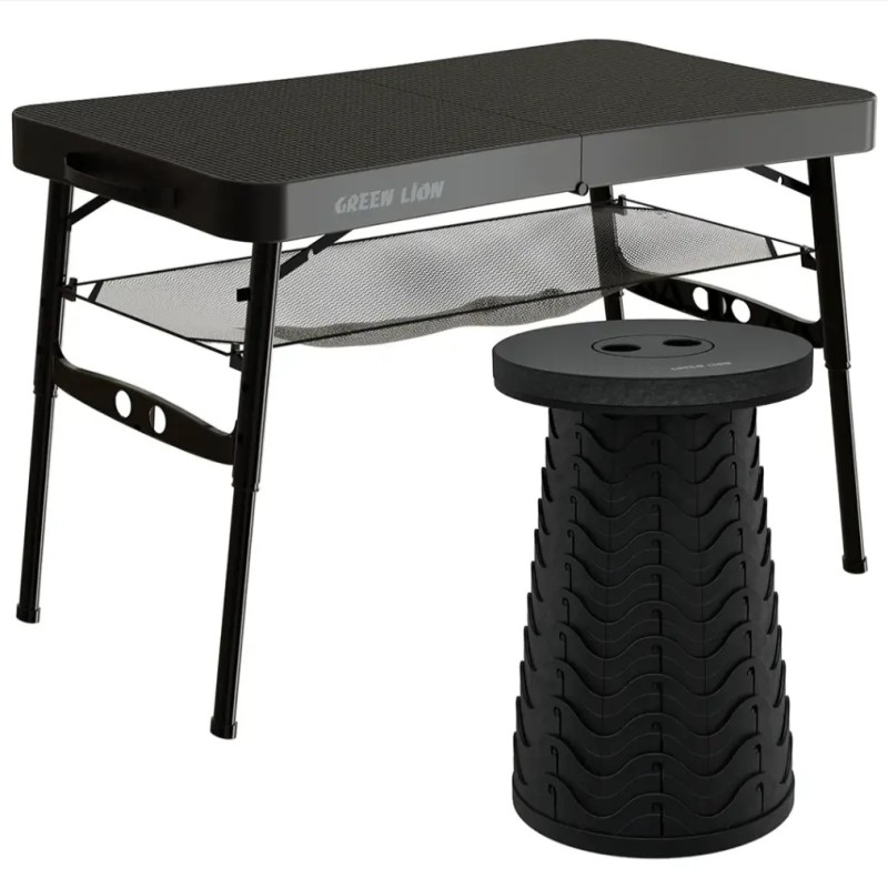 میز وصندلی تاشو کمپینگ گرین لاین مدلGreen Lion Foldable Travel Camping Table