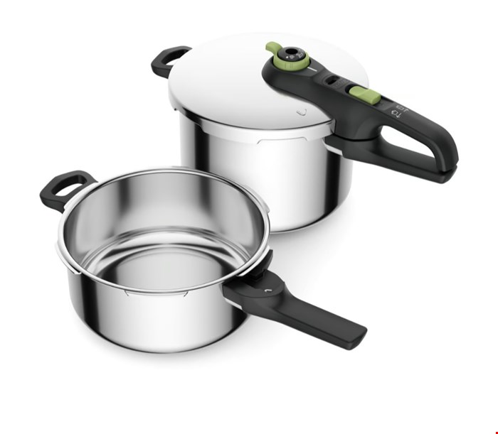 زودپز دوقلو تفال 4 و 6 لیتری Tefal Secure Trendy