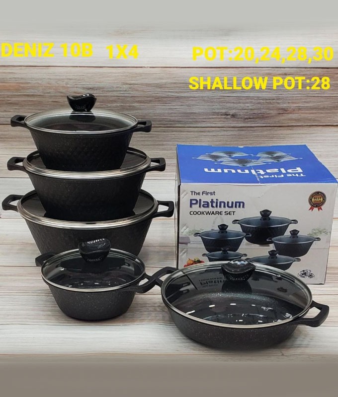 سرویس قابلمه 10 پارچه دنیز مدل Deniz 10B