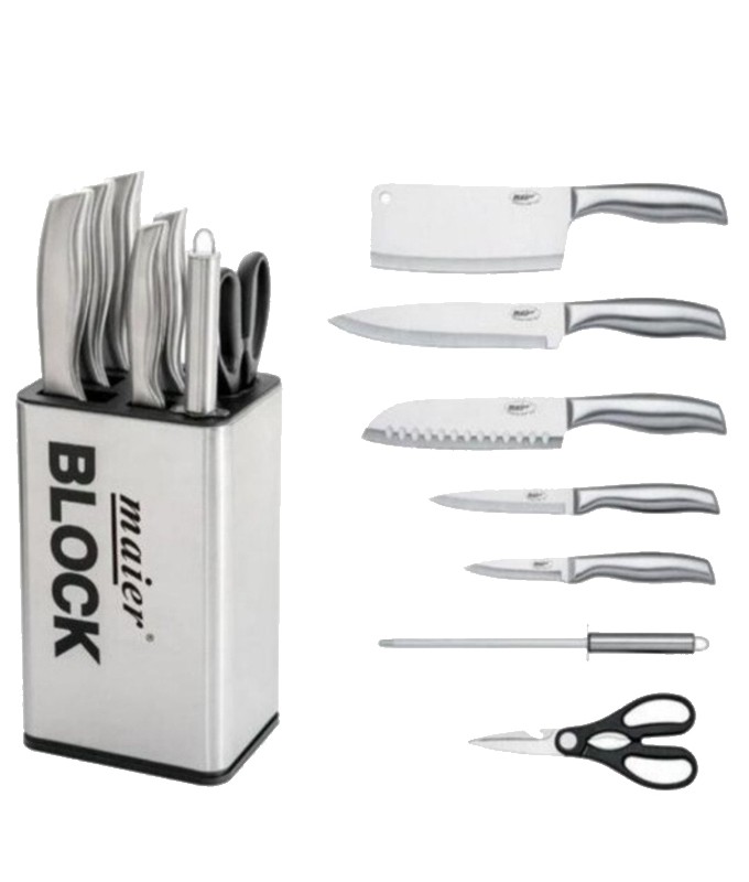 سرویس چاقو مایر دسته استیل مدل MR-56