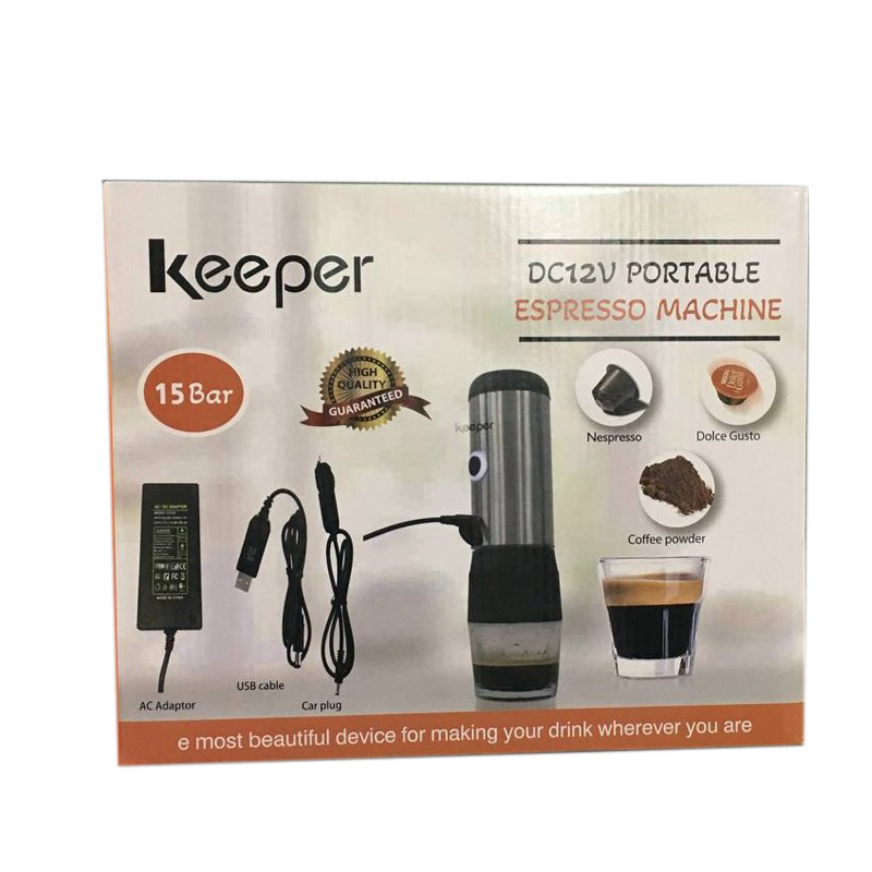 اسپرسوساز مسافرتی سه کاره کیپر مدل KEEPER HS-8469