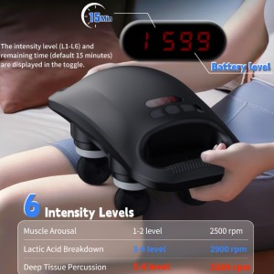 ماساژور حرفه ای چهار سر مدل MULTI FUNCTION HAND HELD MASSAGER ZC-2026