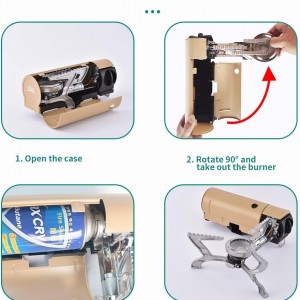 اجاق تاشو سفری portable  cassette stove