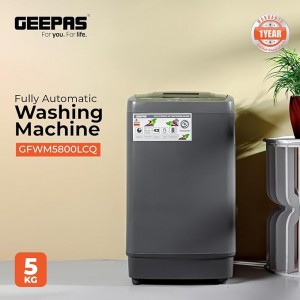 ماشین لباسشویی تمام اتوماتیک جیپاس مدل Geepas- GFWM5800LCQ