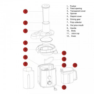 اب میوه گیر تک کاره سونیفر  مدل SF-5516