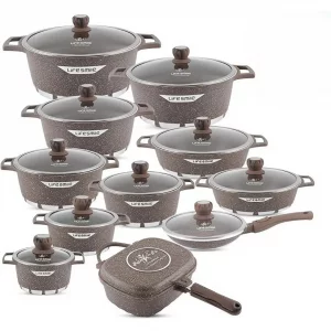 سرویس قابلمه 22 پارچه لایف اسمایل مدل FLHM