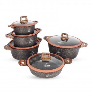 سرویس قابلمه 10 پارچه گرانیتی لایف اسمایل مدل LIFEP13