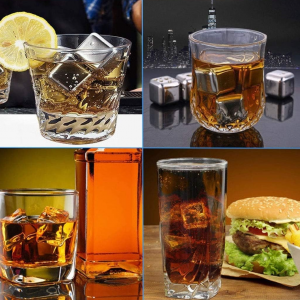 یخ استیل 6 عددی فلزی (خنک کننده نوشیدنی)